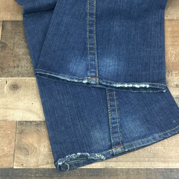 True Religion Joey Flare Blue Jeans - Picture 7 of 8